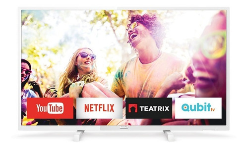Smart Tv 32 Blanco Philips Hd 32phg5833/77 Con Marco Blanco!