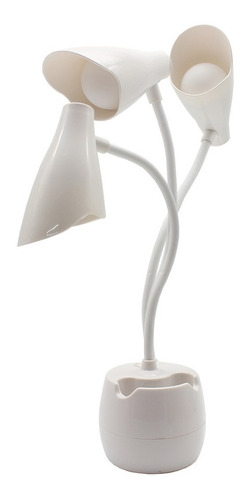 Imagen 3 de 8 de Lámpara Escritorio Luz Led Flexible Pila Recargable Usb Qya2