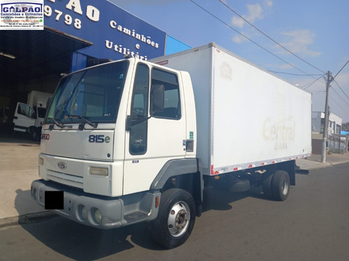 Imagem 1 de 15 de Ford Cargo 815 Baú Carga Seca - (2007)