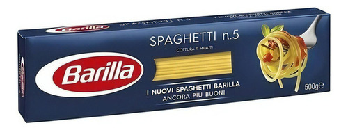 Fideos Barrilla spaghetti No. 5 500g