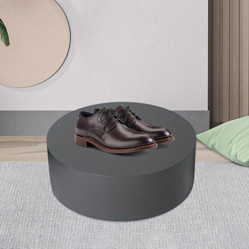 Mannequin Display Pedestal Stand Riser De Madeira Home Cinza