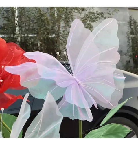 Decoración De Fiesta Con Mariposas 3d De 50 Cm, 3 Unidades