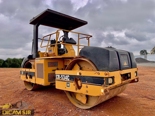 Imagen 3 de 11 de Rodillo Vibratorio Doble Caterpillar Cb-534c Año 1999