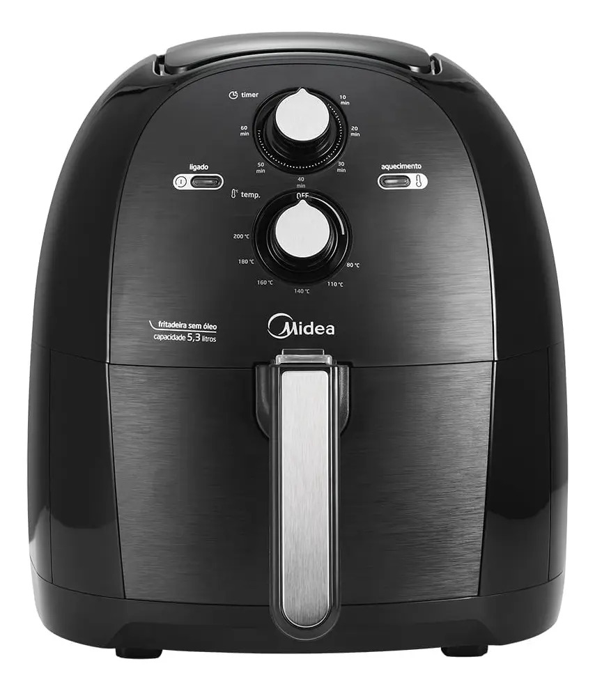 Fritadeira Air  Fryer 5,3l Cor Preta Midia Preto 220v