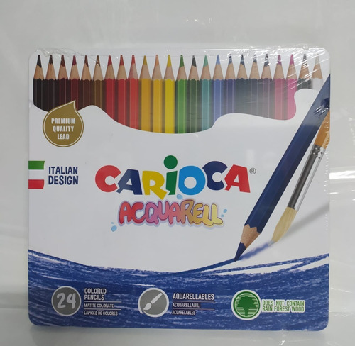 Lapices Color Carioca Acquarell X 24 Designed In Italy