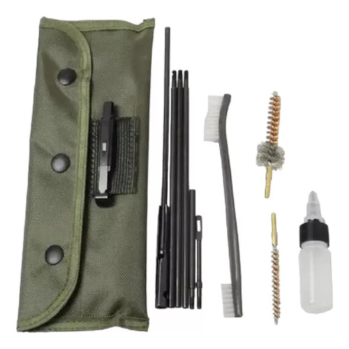 Kit Set Para Limpieza Rifles Escopetas Pistolas De 11piezas