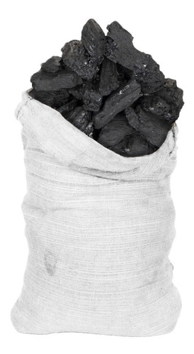 Carbón De Leña Vegetal,costal De 10kg Trozo Mediano Y Grande