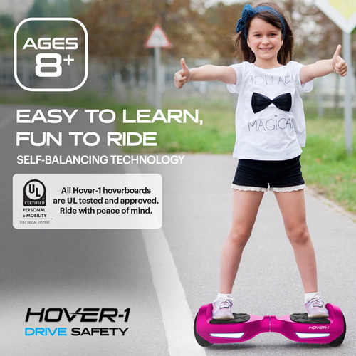 Hoverboard Eléctrico Hover-1 Drive, Velocidad Máxima De 7 Mp