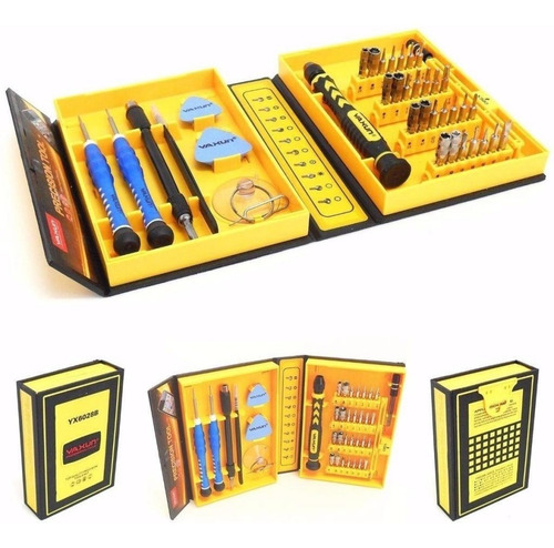 Kit Destornilladores Profesional Yaxun 6028b 38 Piezas Envío