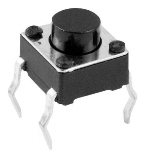 Pack 5 Botón Táctil Pulsador 6x6x5 Interruptor / Electroardu