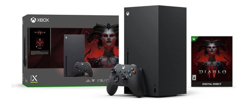 Consola Xbox Series X 1 TB Bundle Diablo IV Negro