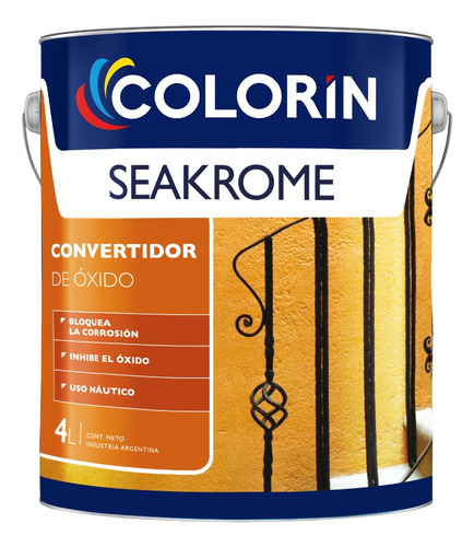 Seakrome Colorin X 4l Protección De Superficies Color Blanco