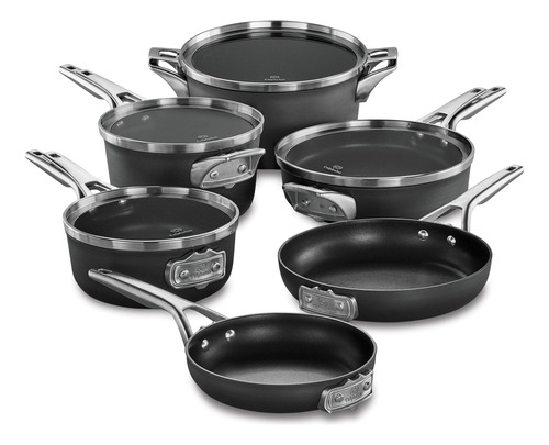 Set 10 Utensilios De Cocina Antiadherentes Calphalon