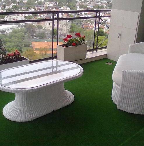 Cesped Pasto Sintetico 10mm Premium Alto Transito 2m2