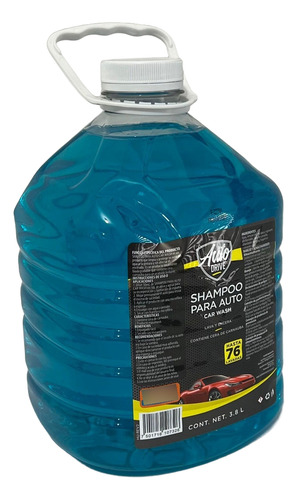 Shampoo Para Auto Car Wash Lava Y Encera 76 Lavadas 3.8 L