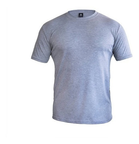 Polos Gris 100 % Algodon Pima Custom Fit Cuello Redondo