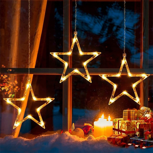 Linternas Decorativas Con Luces De Estrellas Para Ventanas