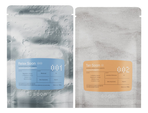 Kit Relax Soon + Tan Soon Suplemento Alimentar Malu Borges Sabor Maracujá | Laranja E Cenoura