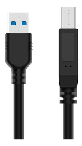 Imagem 5 de 5 de Cabo Usb 3.0 Para Impressora A Macho X B Macho 3 Metros