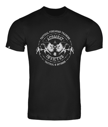 Imagem 1 de 6 de Camiseta Atirador Treino Combat Operador Serigrafia Invictus