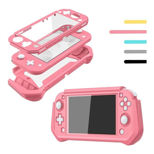 Funda Protectora Para Nintendo Switch Lite - Coral.