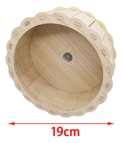 Nuevo Ruedas De Equilibrio For Hámster De Madera, 19cm X