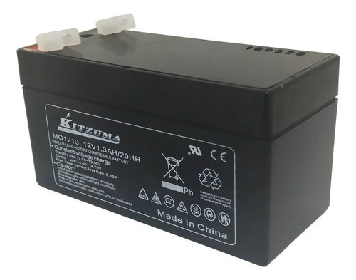 Imagen 4 de 4 de Bateria 12v 1,3a 1,2a Recarga Vecinal Alarma Casa Ups Dsc