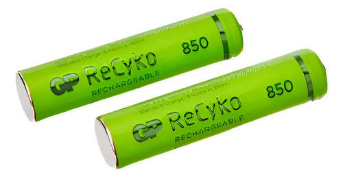 Pilha Gp Recyko Recarregáveis Palito Aaa - 2 Unidades 850m
