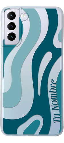 Funda Para Galaxy Para Mujer Curvas Aqua Con Tu Nombre