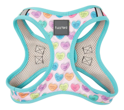 Arnés Para Perros Fuzzyard Candy Hearts | Talla Xl | Ajuste