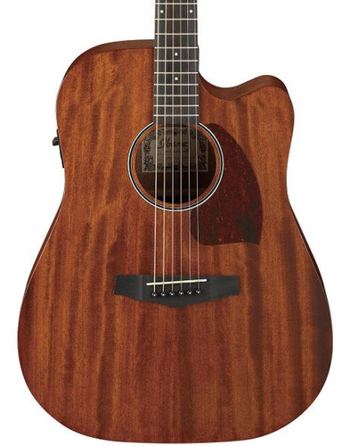 Guitarra Electroacústica Ibanez PF12MHCE para diestros open pore natural laurel open pore