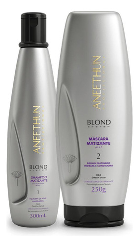 Kit Annethun Matizador Blond System - Shampoo E Máscara
