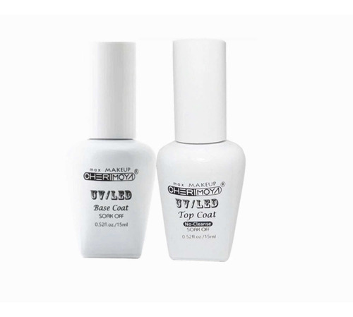 Base Coat + Top Coat Permanente 15ml Cherimoya