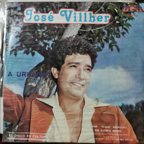 Disco 45 Rpm: Jose Villher- A Mi Mejor Amigo