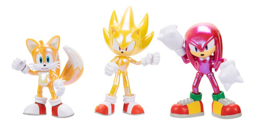 Sonic Super Team 3 Figuras Jakks Pacific Sonic