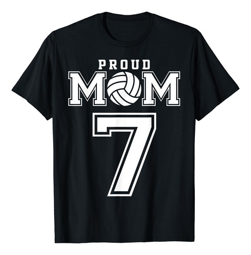 Camiseta Personalizada De Voleibol Con Orgullo Para Mamá N.