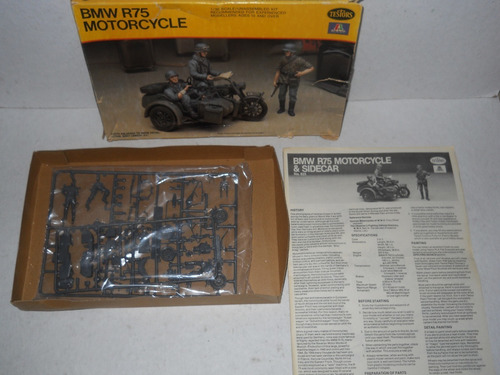 Motocicleta Con Ametralladora Bmw R75 Kit Escala 1/35 Testor (Usado)