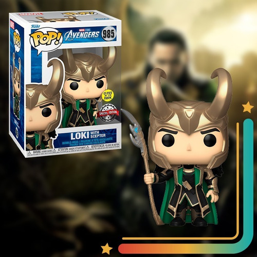 Funko Pop! Marvel: Avengers - Loki Con Cetro #985