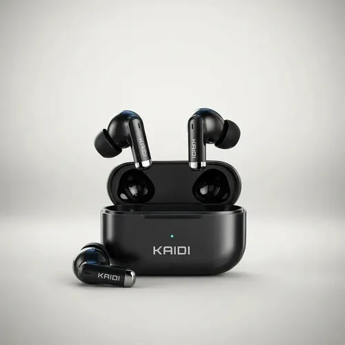 Fone Kaidi Bluetooth Sem Fio Tws Som Potente Preto