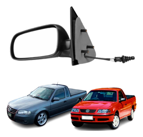 Espejo Pointer Pickup 2009 2010 C/control Neg Liso Izq