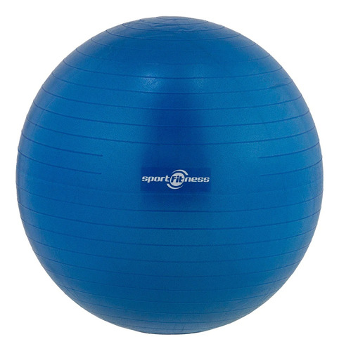 Balón De Gimnasia 65cm Yoga Pilates Sportfitness Color Azul