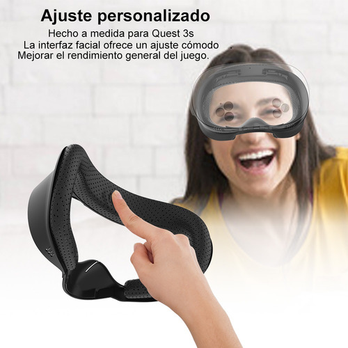 Interfaz Facial Seis En Uno Compatible Con Quest 3s