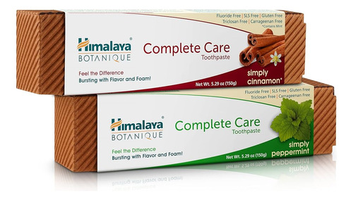 Himalaya Botanique Complete Care Toothpaste Variety Pack, Si