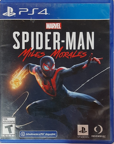 Juego Fisico Original Spider-man Mailes Morales Ps4 (Reacondicionado)