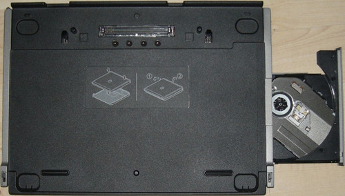 Dock Station Dell Média Base Latitude Pr09s D420,430 Dvd