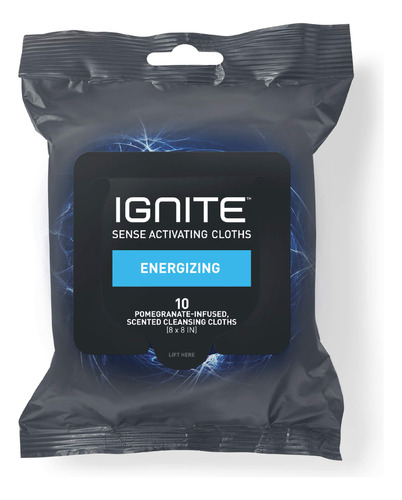 Ignite - Toallitas Húmedas Para Hombre, Extra Gruesas De 8.