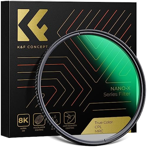 Filtro Polarizador Cpl De Color Verdadero Nano-x K&f 72mm