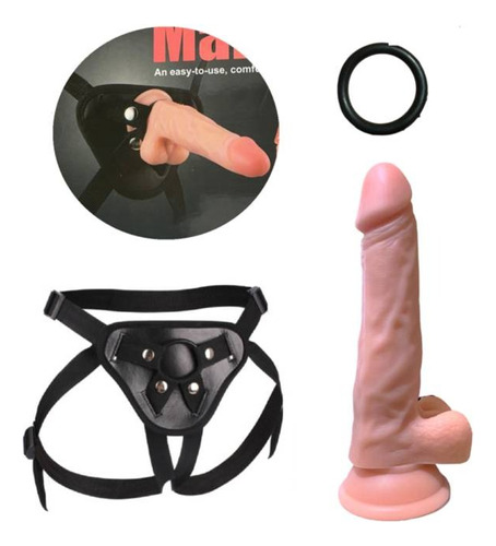 Sexy Arnes Con Dildo De 19x35cm Más Anillo 042