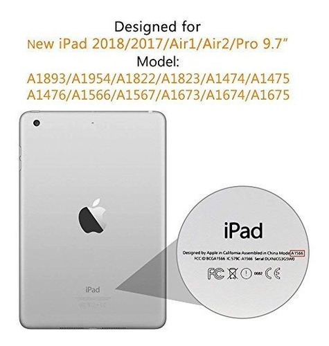 Imagen 2 de 7 de Funda Para iPad 20172018 De 97 Pulgadas Para Niños Carcasa