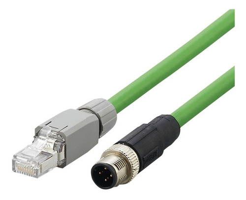 Cable De Conexión Ethernet  A Conector M12 Ifm E11898